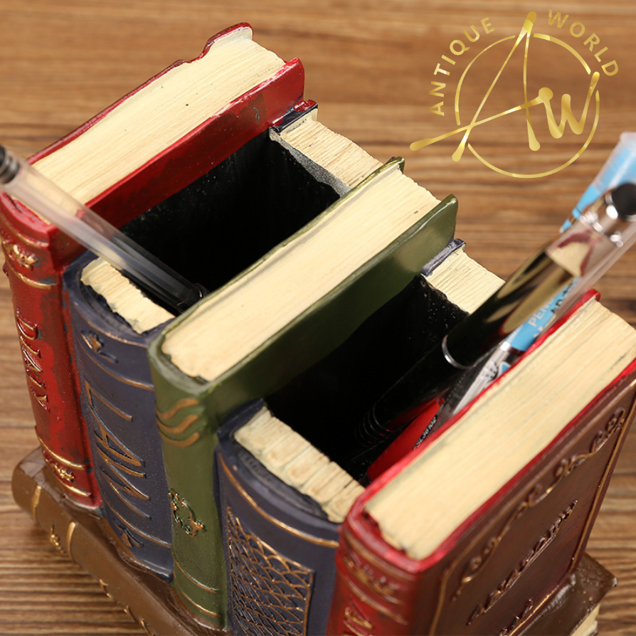 Secret Books Pen Holder