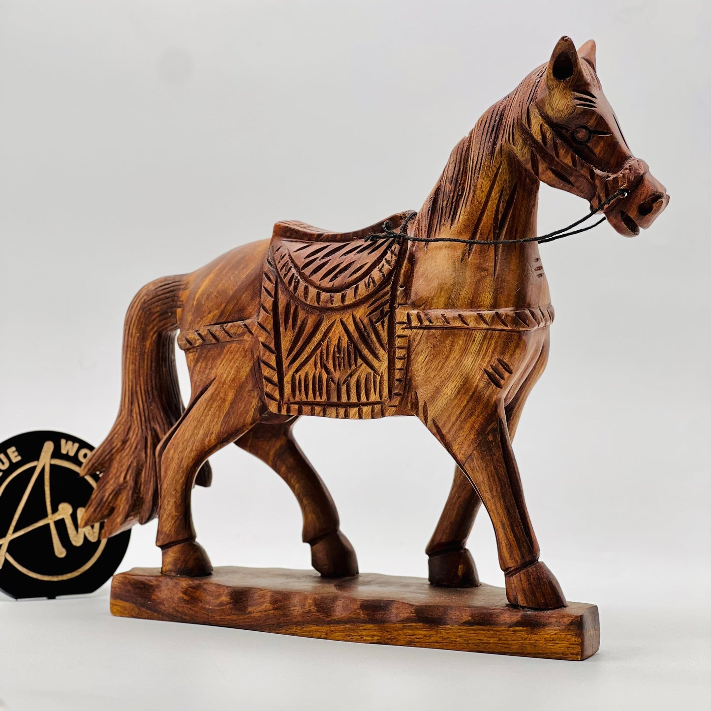 Sheesham Wood Horse Sculpture