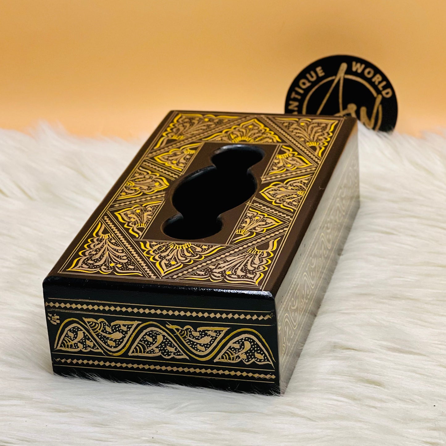 Laquer Art Tissue Box