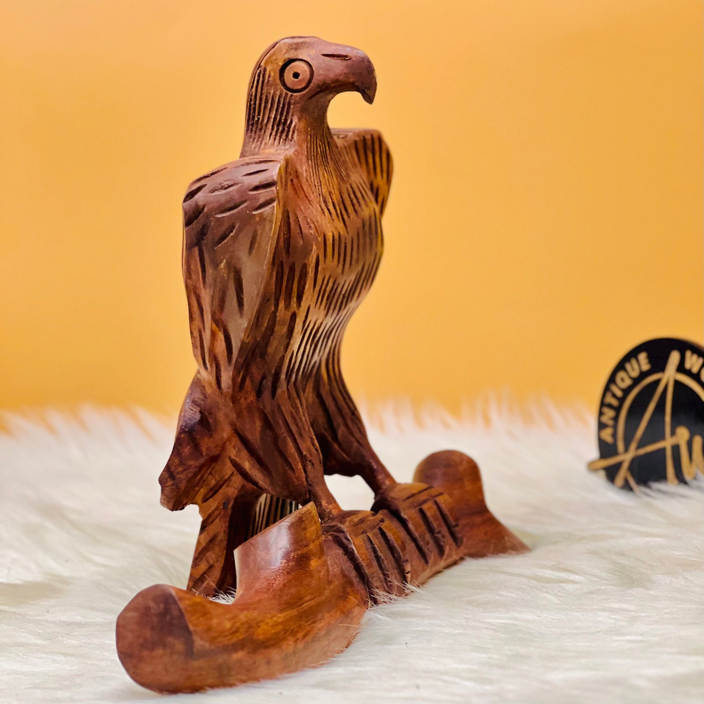 Handcrafted Falcon Sculpture