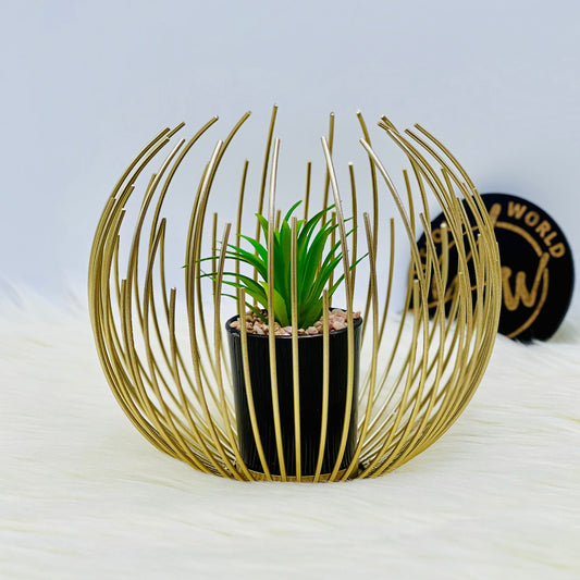 Realistic Artificial Golden Pot Plant