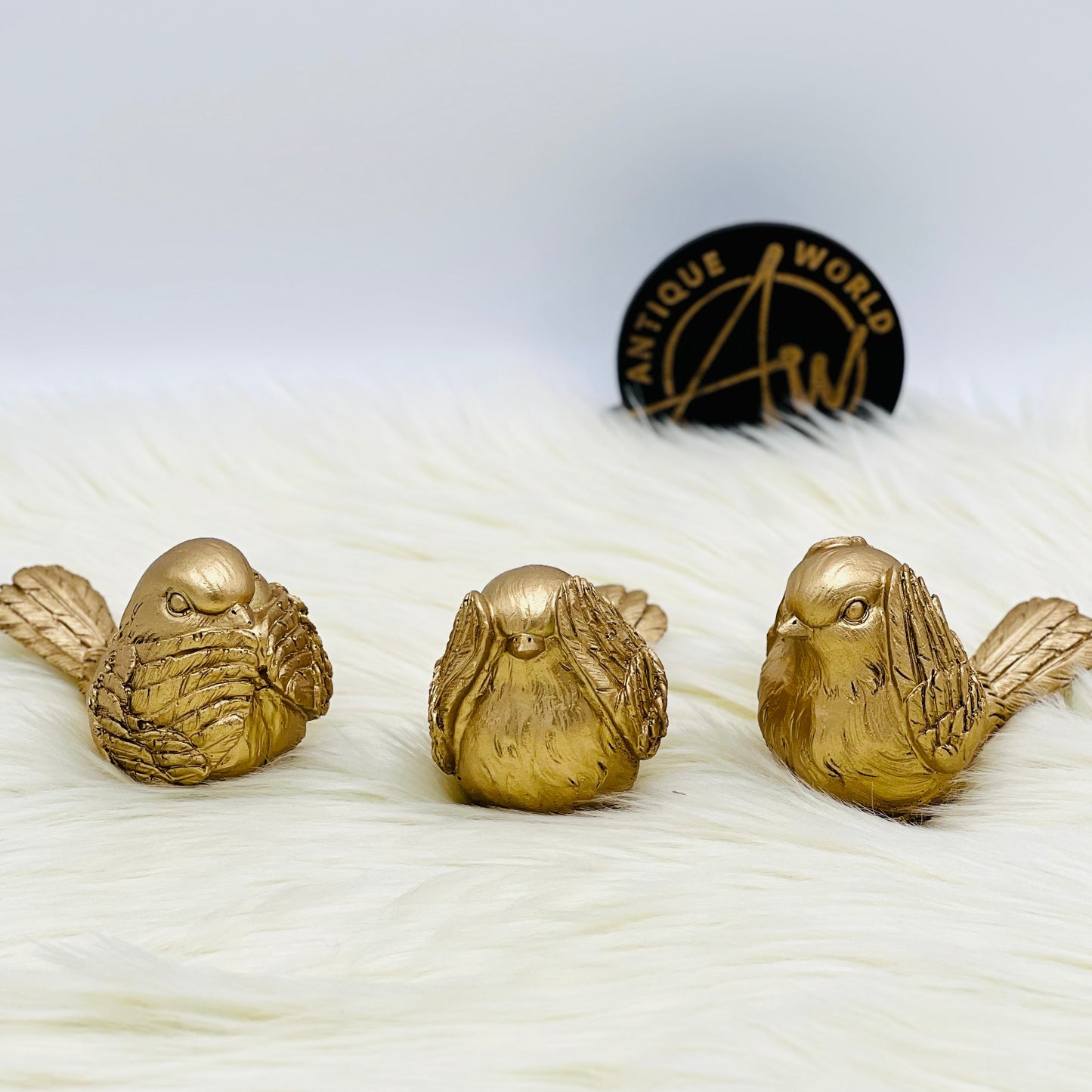 Gleaming Sparrow  Set of 3