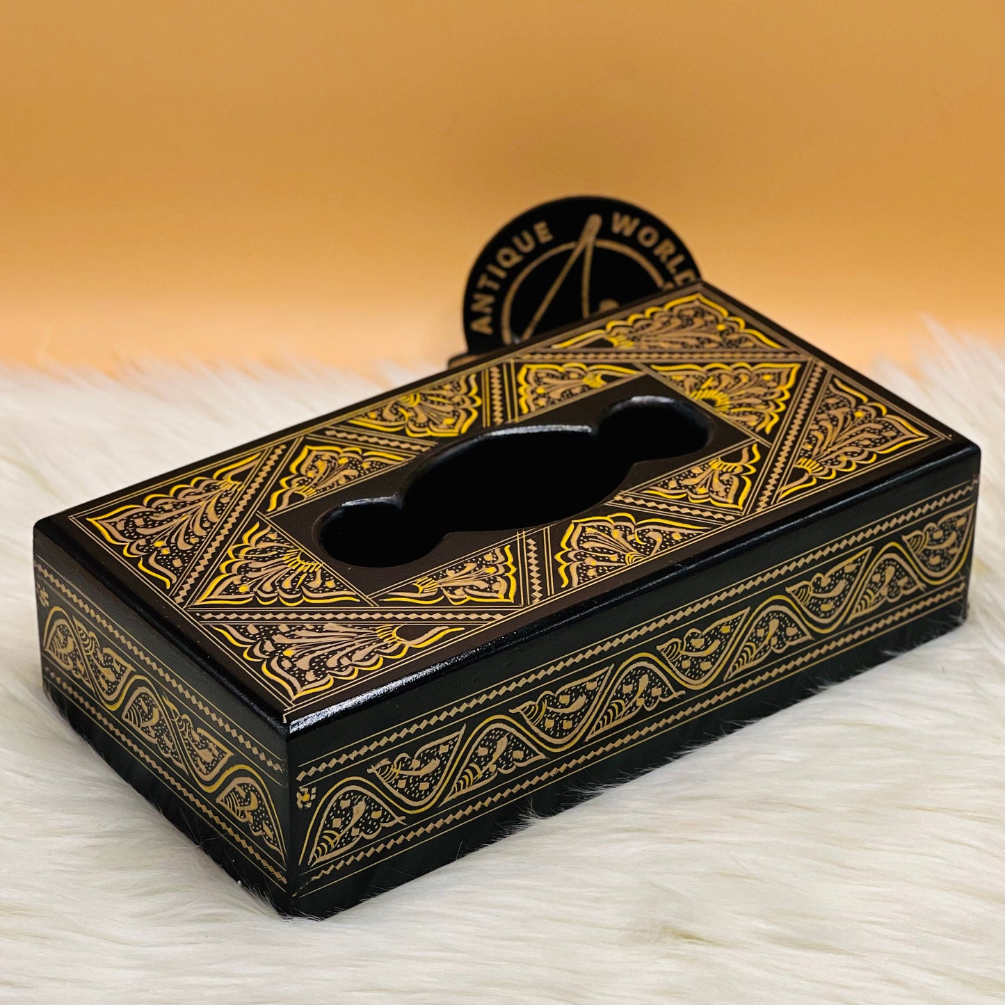 Laquer Art Tissue Box