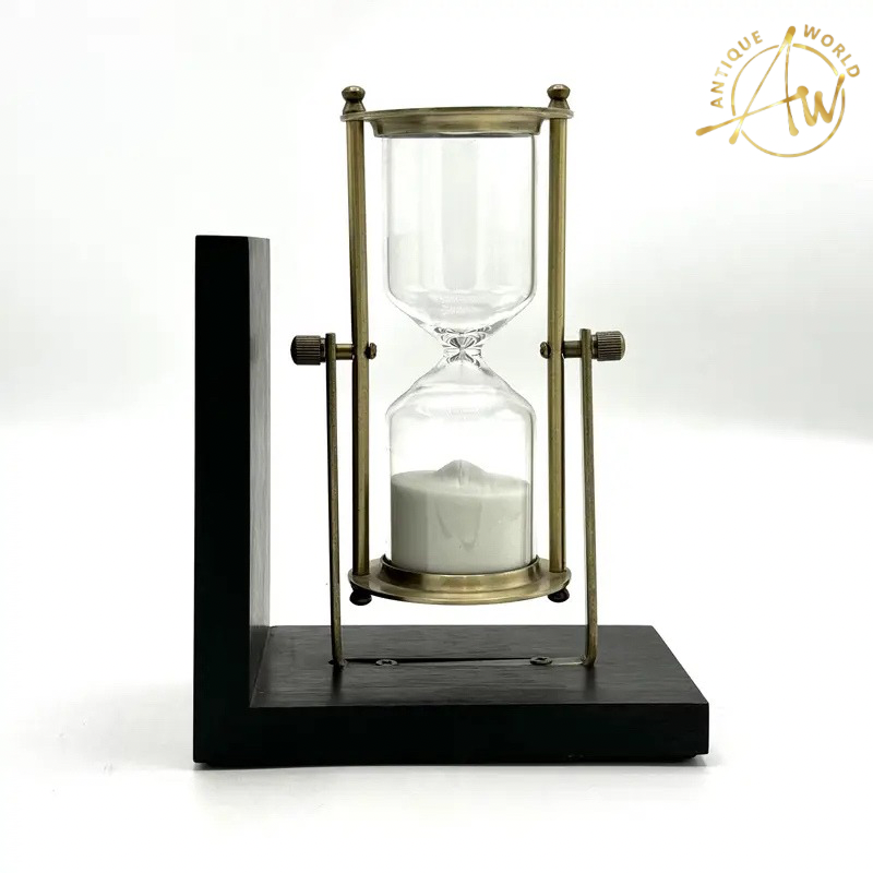 Timer Holding Black bookend