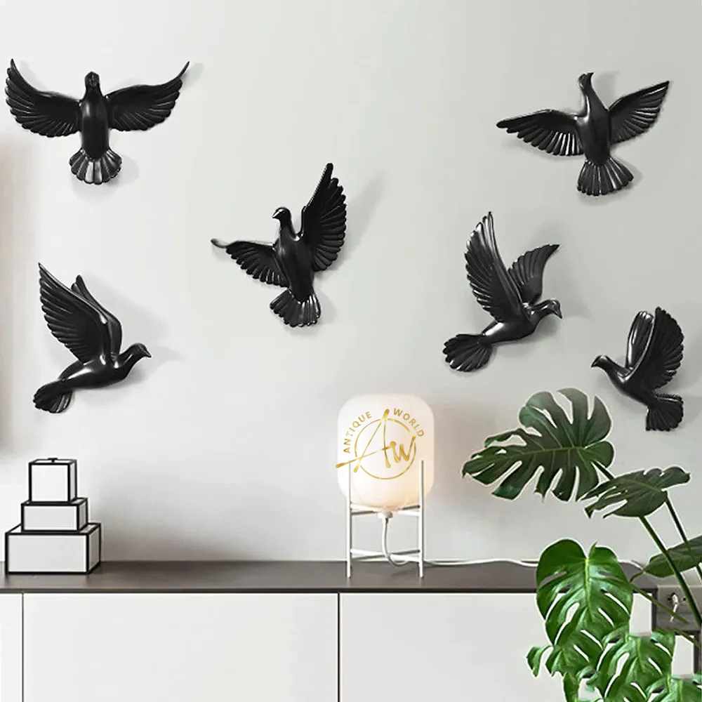 3D Seagull Birds Wall Decor(Set Of6)