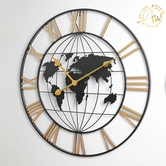 Global Map of Earth Clock