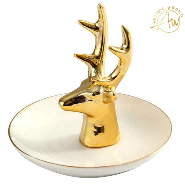 Deer Head Dish Decor