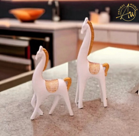 Nordic Horse Statue (Set Of 2)