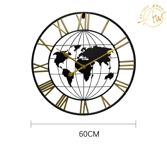 Global Map of Earth Clock