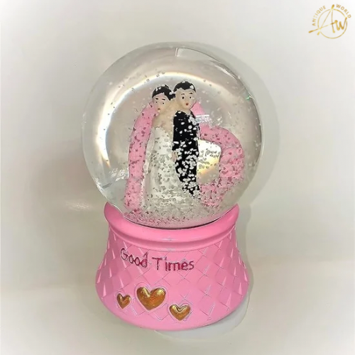 Beautiful Couple Snow Globe