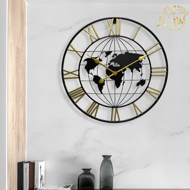 Global Map of Earth Clock