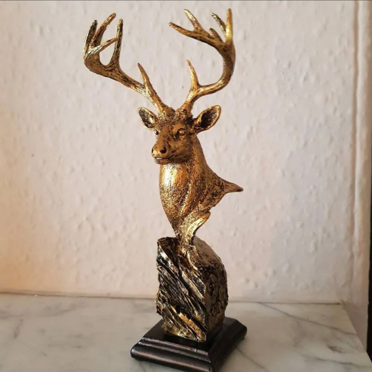 Resin Deer Head Statue