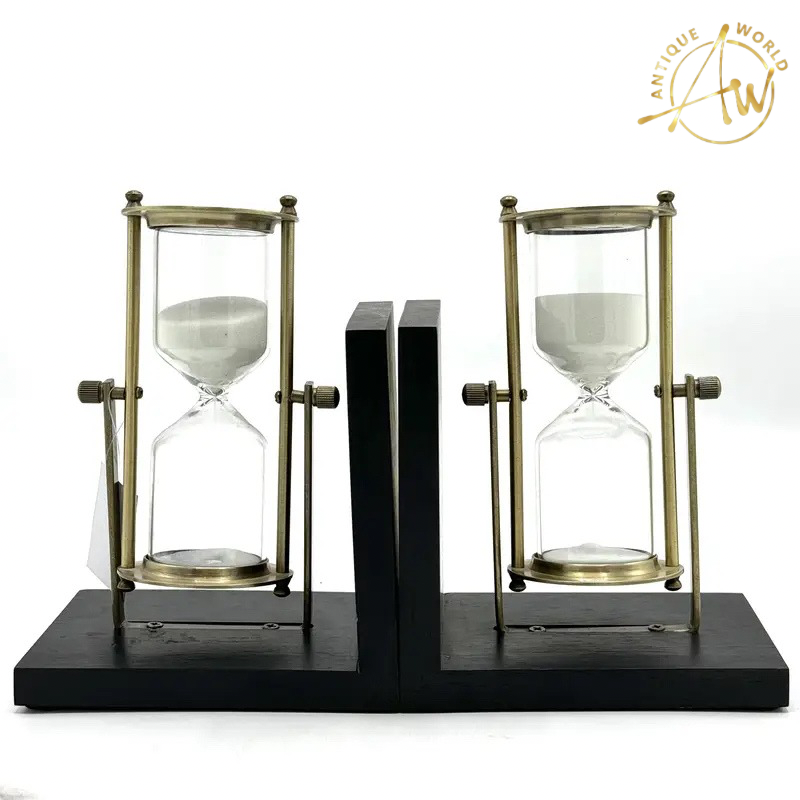 Timer Holding Black bookend