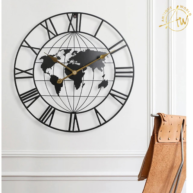 Global Map of Earth Clock