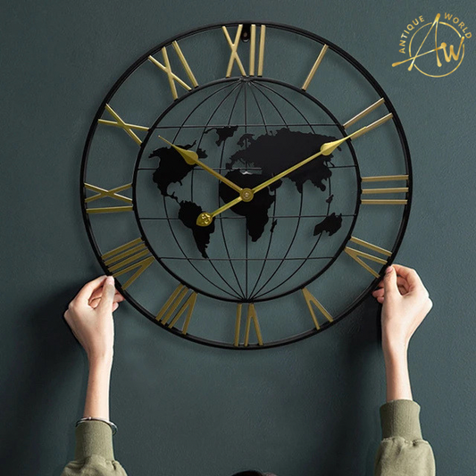 Global Map of Earth Clock