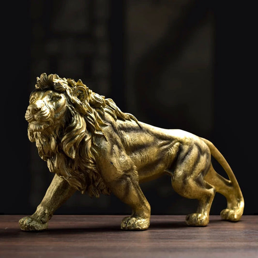 Safari Lion Statue