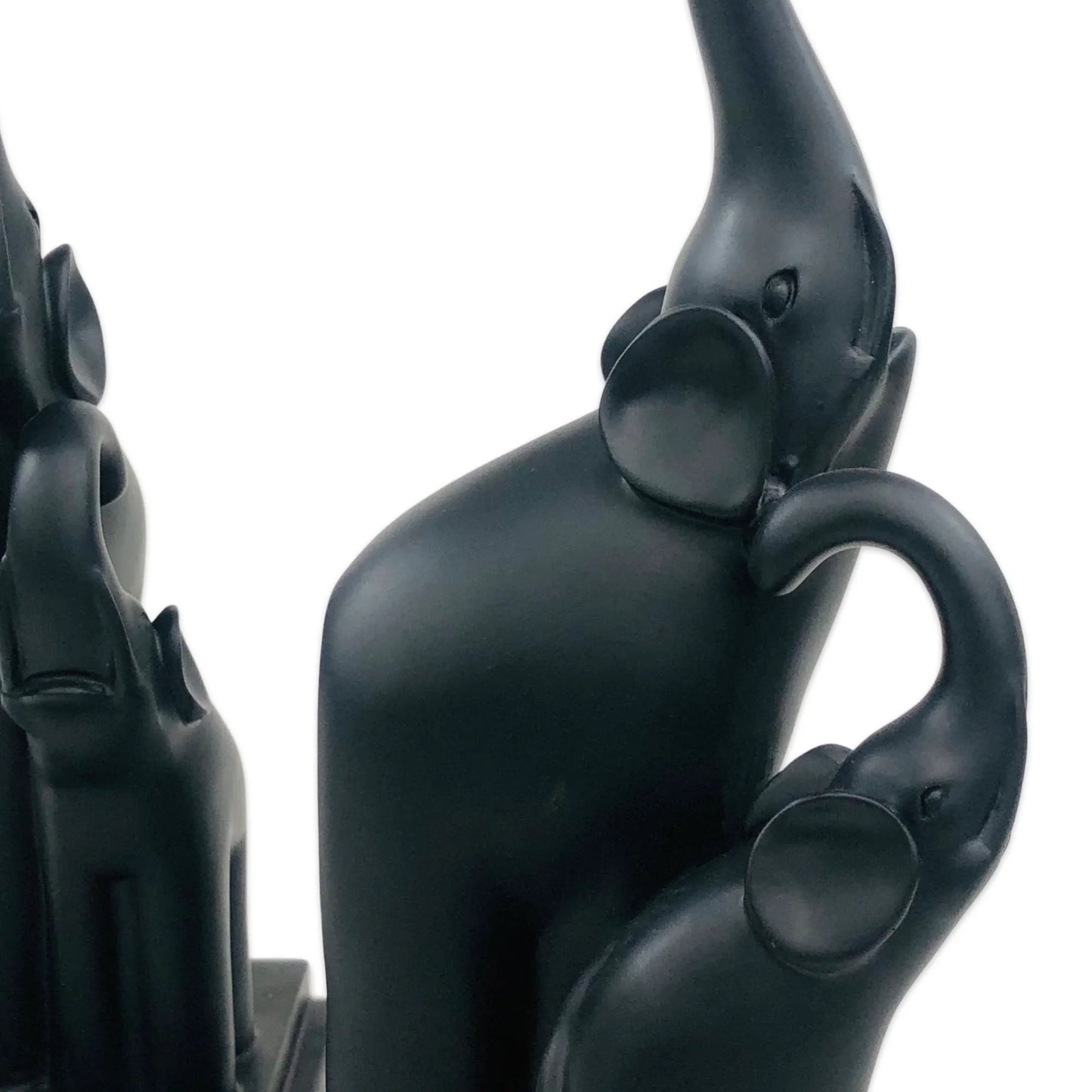 Black Elephant Bookend